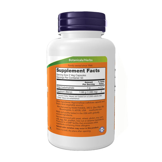 NOW Hawthorn Berry 540mg, 100 Ct