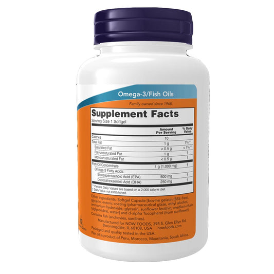 NOW Ultra Omega-3 Fish Oil 750mg, 90 Ct