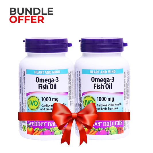 Webber Naturals Omega-3 Fish Oil 1000mg