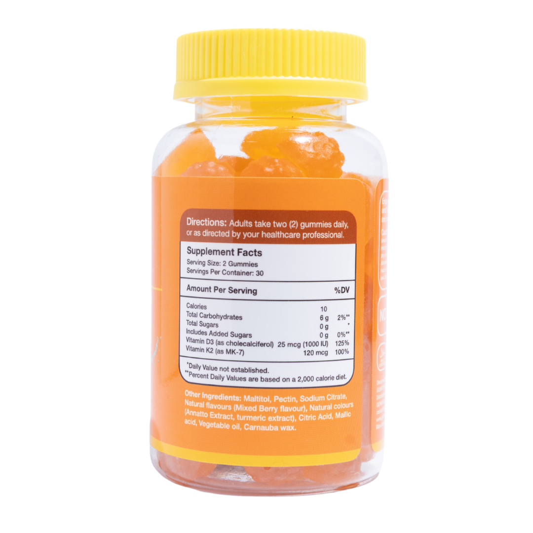 Gumvits Vitamin K2+D3 Gummies, 60 Ct