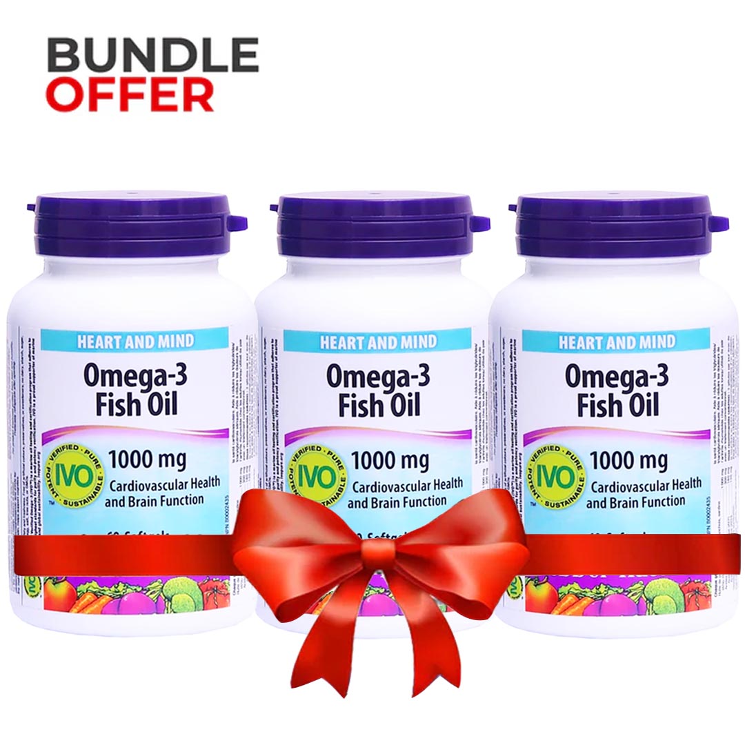 Webber Naturals Omega-3 Fish Oil 1000mg
