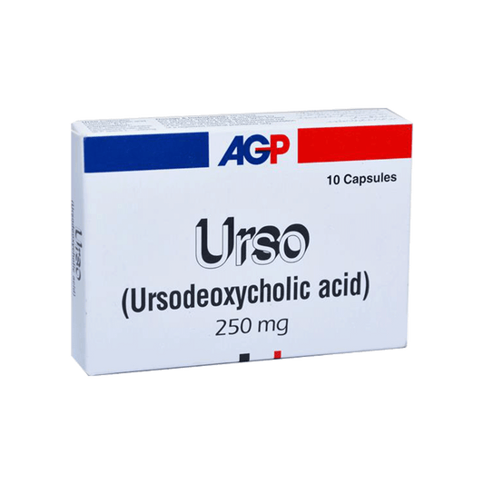Urso Capsules 250mg, 10 Ct - AGP