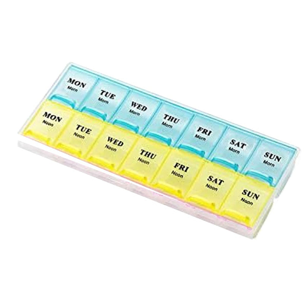 7 Day Morning / Afternoon Pill Box Organizer