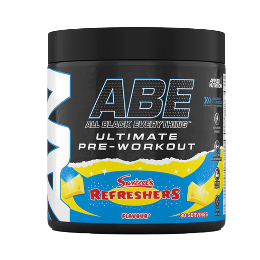 ABE All Black Everything Ultimate Pre-Workout_Swizzels Refreshers Lemon_375g-Applied Nutrition