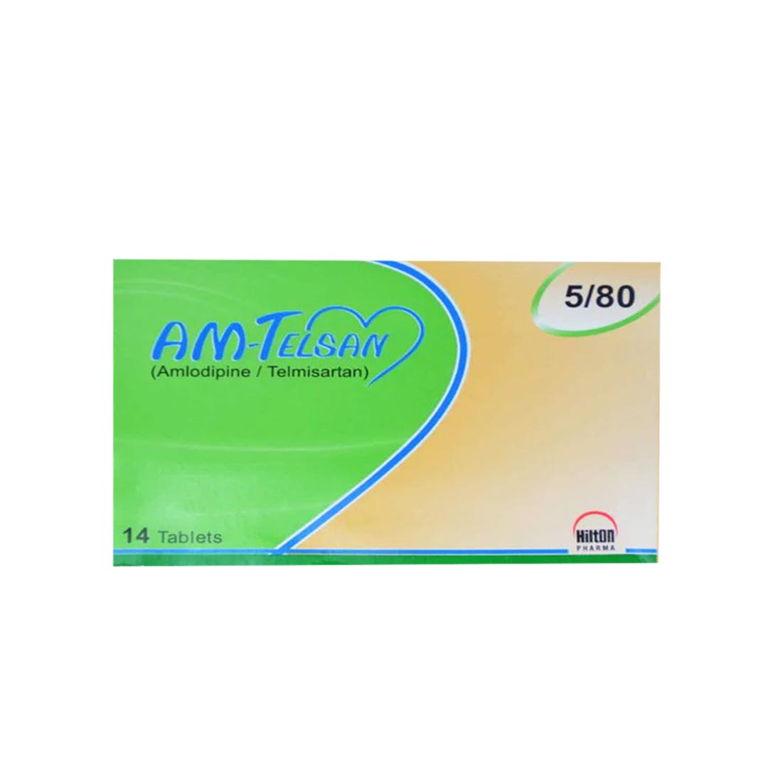 AM-Telsan Tablets 5/80mg, 14 Ct - Hilton
