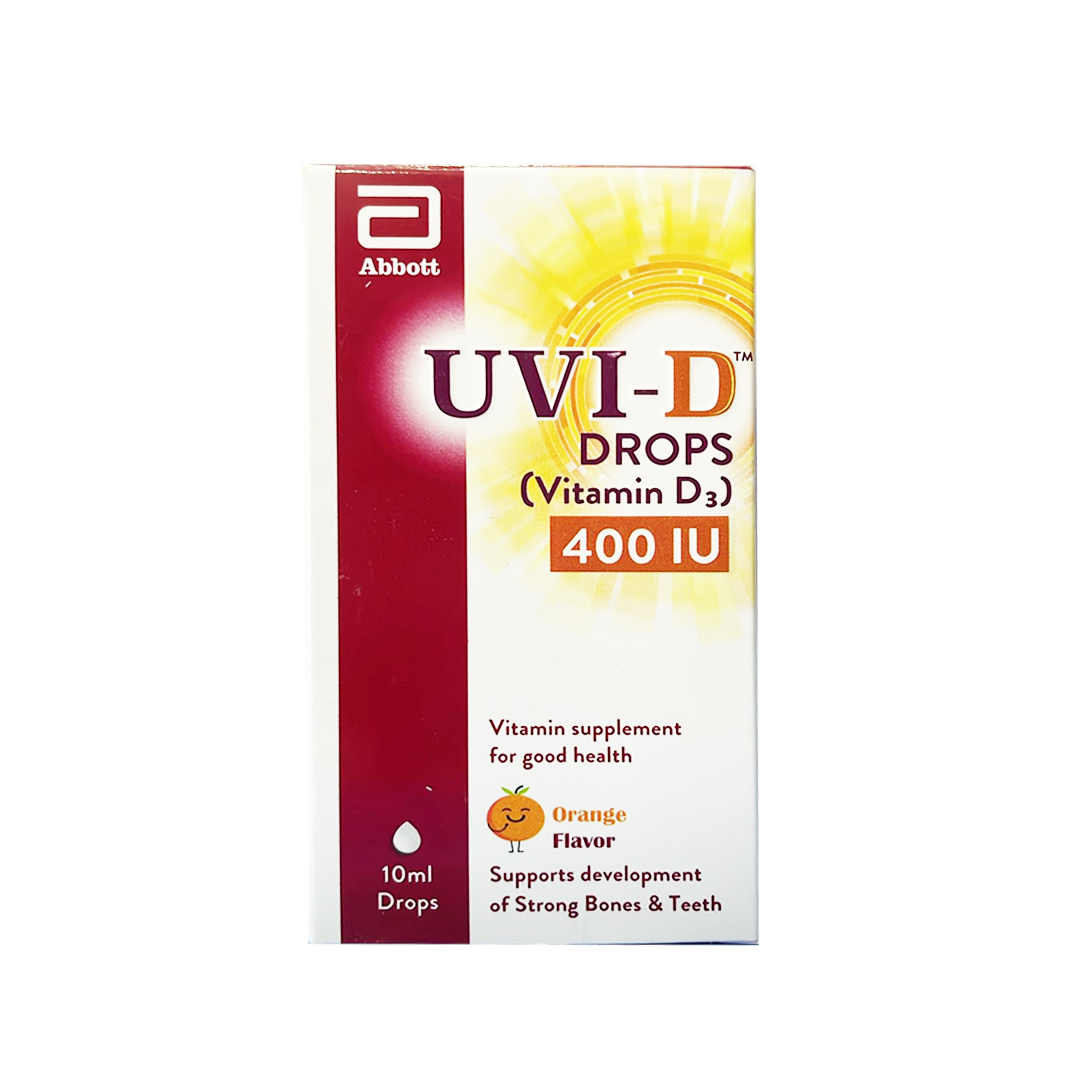 Abbott UVI-D Drops (Vitamin D3 400 IU), 10ml