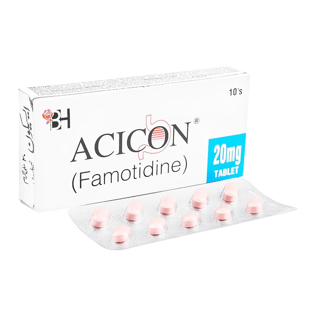 Acicon 20mg Tablets, 10 Ct - Barrett Hodgson