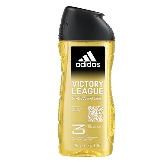 Adidas Victory League Stimulating 3-in-1 Shower Gel, 250ml