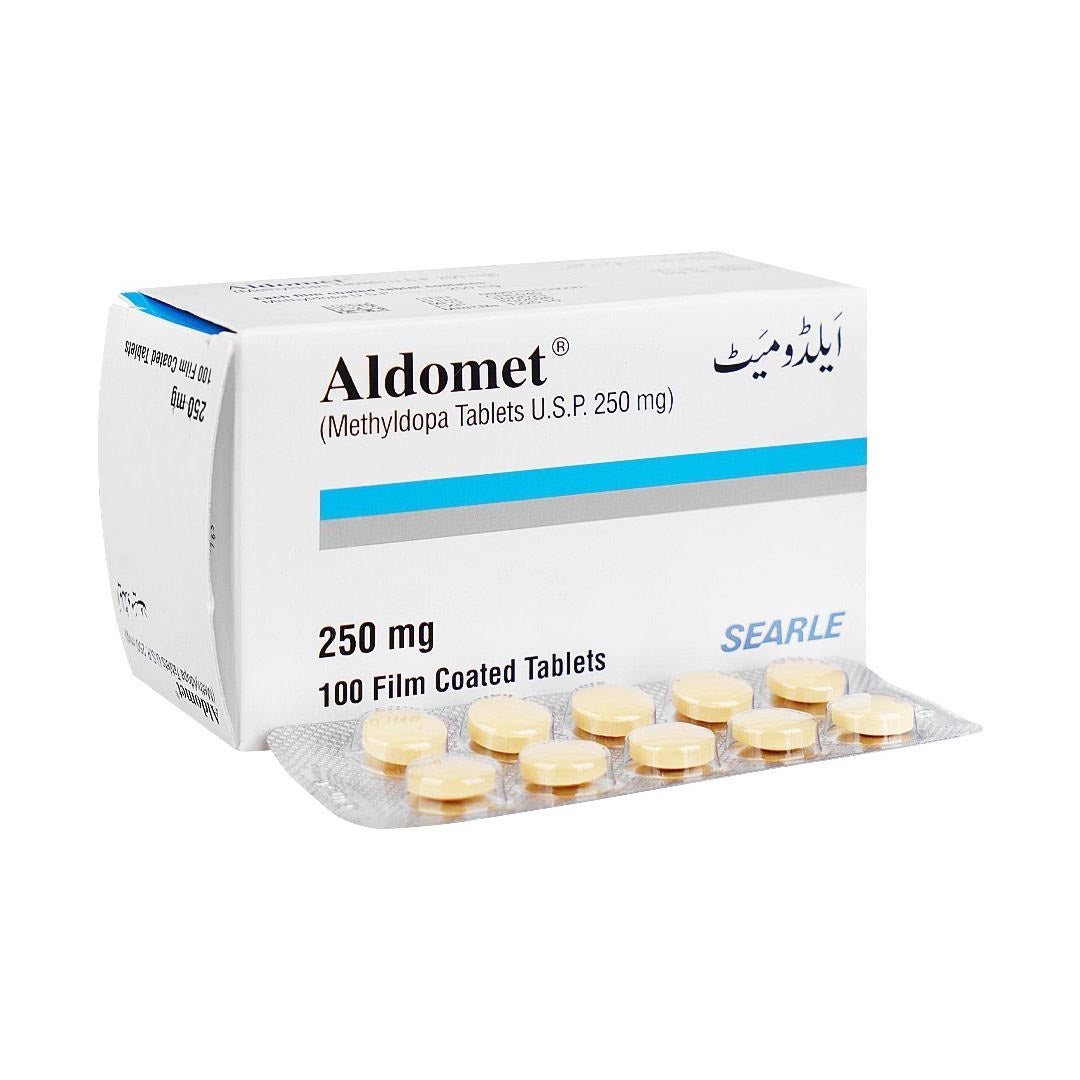 Aldomet Tablet 250mg, 100 Ct - Searle