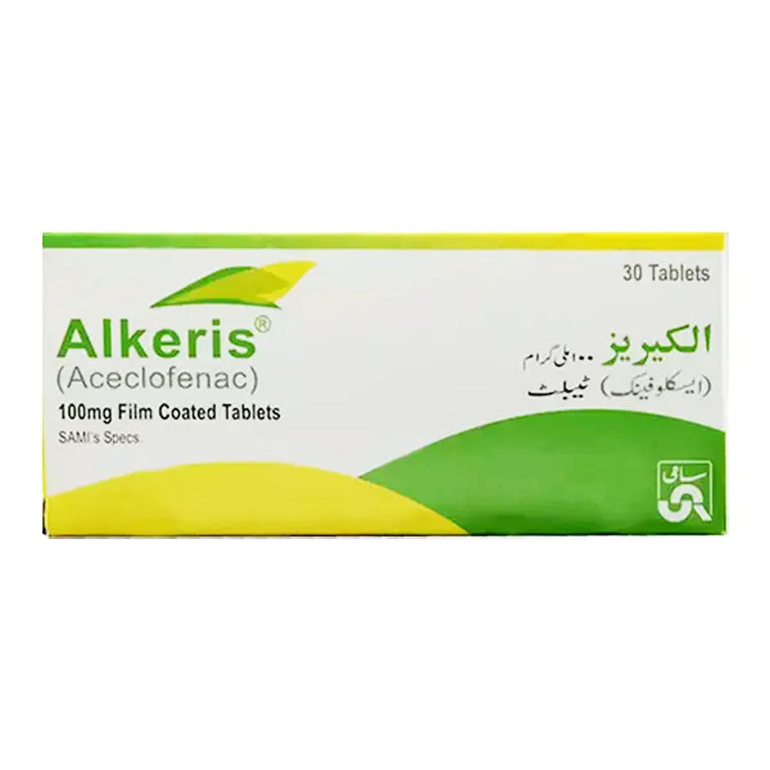 Alkeris (Aceclofenac) 100mg, 30 Ct - Sami Pharma
