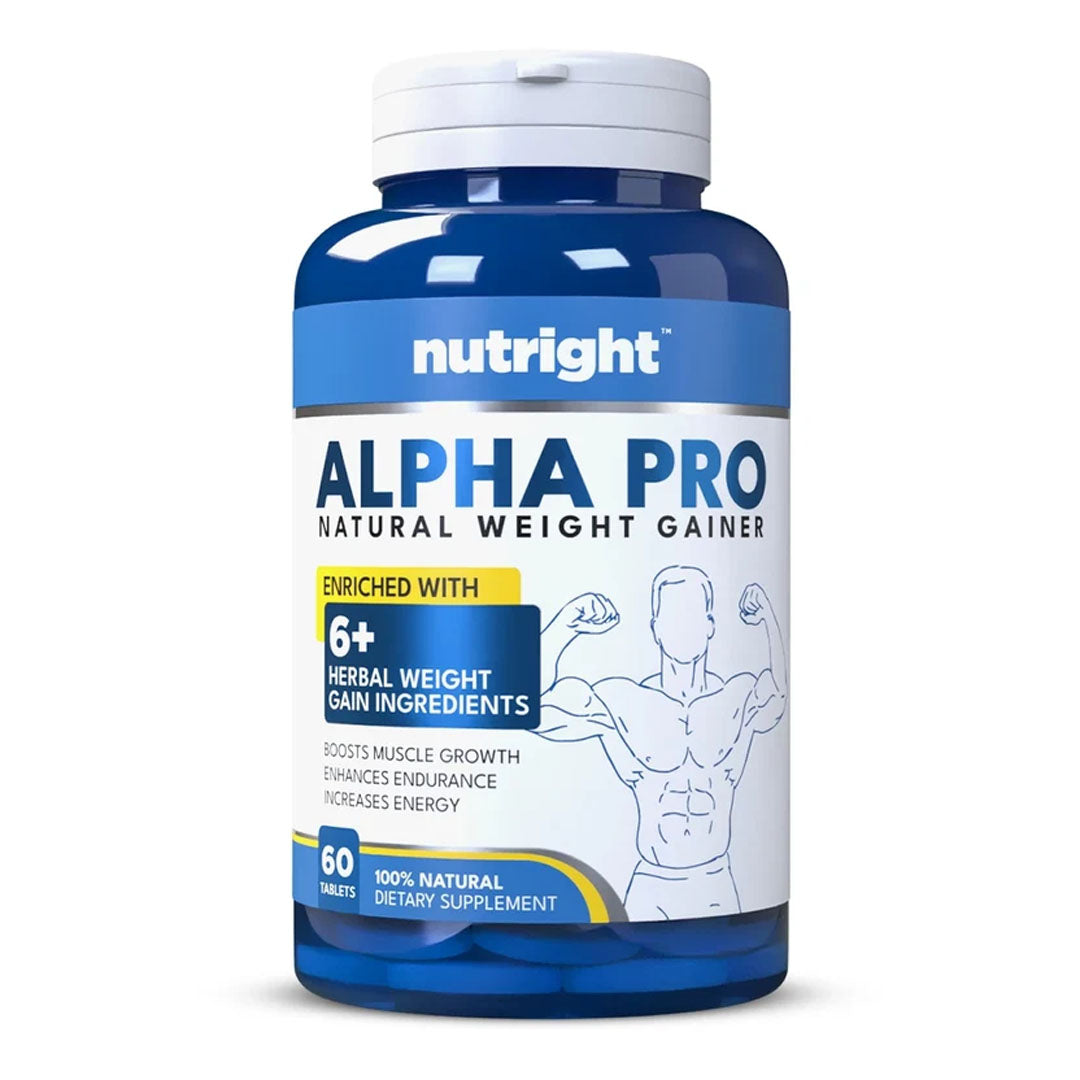 Alpha Pro (Natural Weight Gainer), 60 Ct - Nutright
