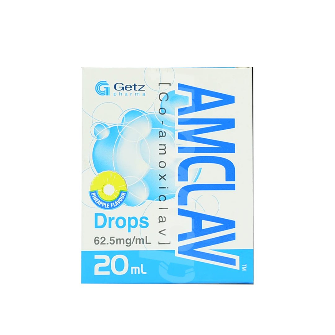 Amclav Drops 62.5mg/ml - Getz Pharma