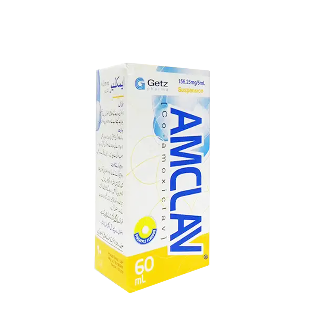 Amclav Oral Suspension 156.25mg/5ml - Getz Pharma
