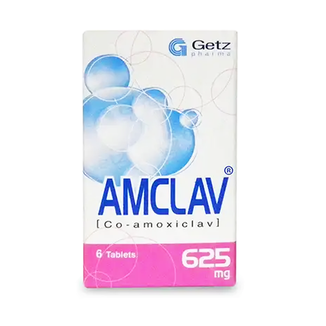 Amclav Tablet 625mg, 6 Ct - Getz Pharma