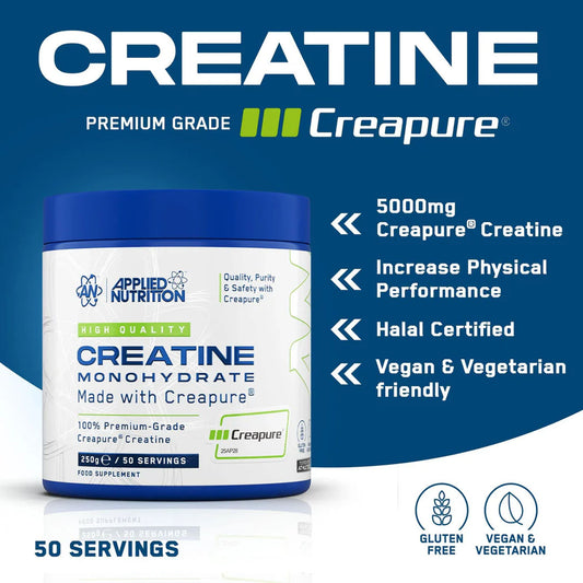 Applied Nutrition Creapure Creatine Monohydrate, 250g