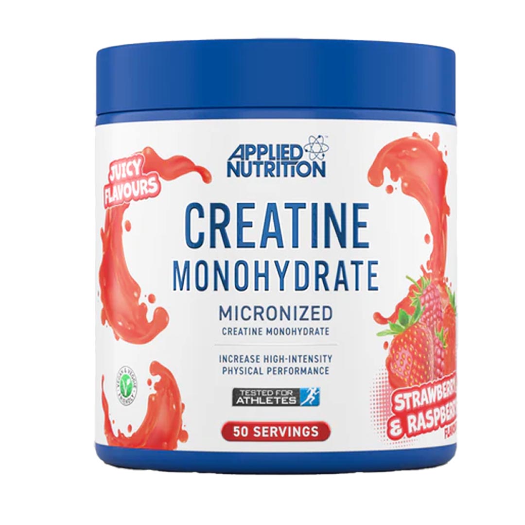 Applied Nutrition Creatine Monohydrate Powder Strawberry Raspberry, 250g