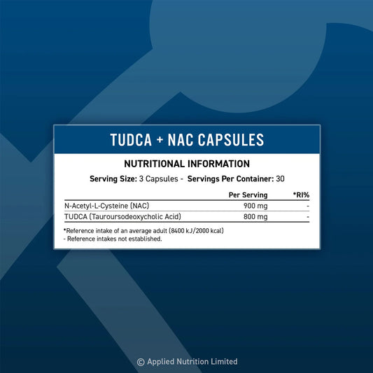 Applied Nutrition TUDCA + NAC Capsules, 90 Ct