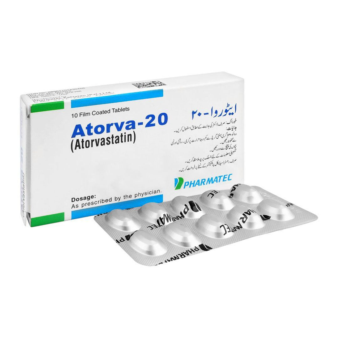 Atorva-20 Tablets, 20 Ct - Pharmatec
