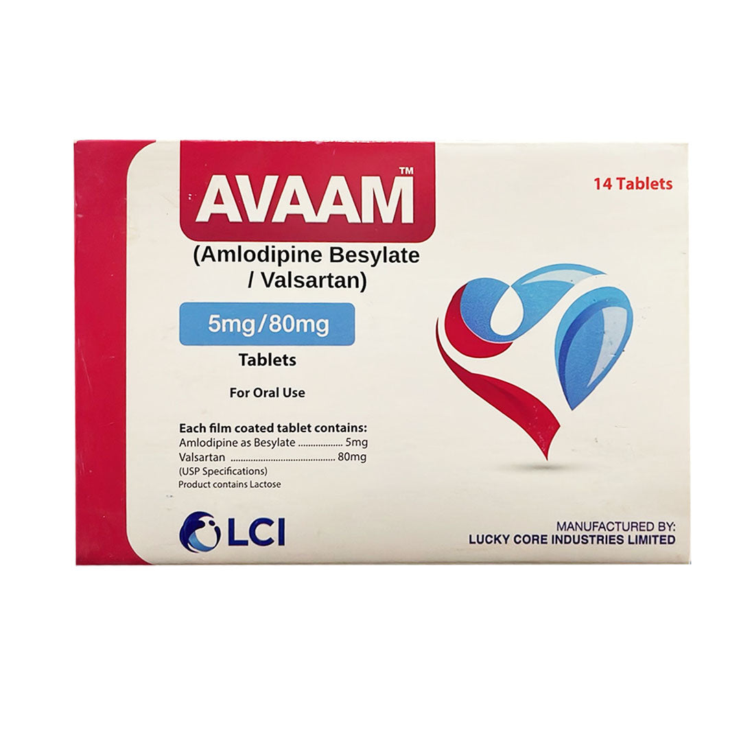 Avaam Tablets 5mg/80mg, 14 Ct - LCI