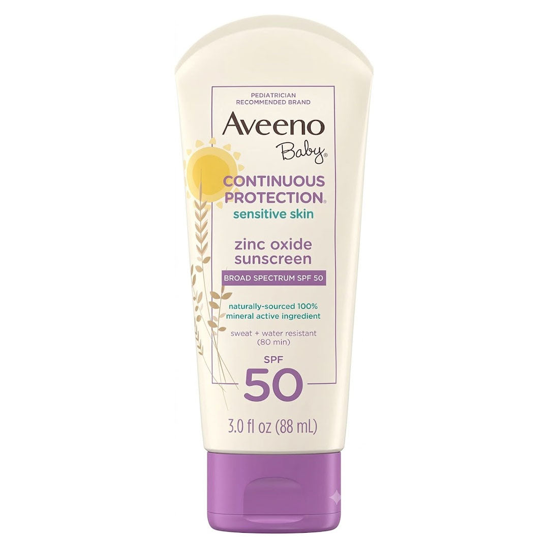 Aveeno Baby Continuous Protection Sunscreen For Sensitive Skin, 88 ml