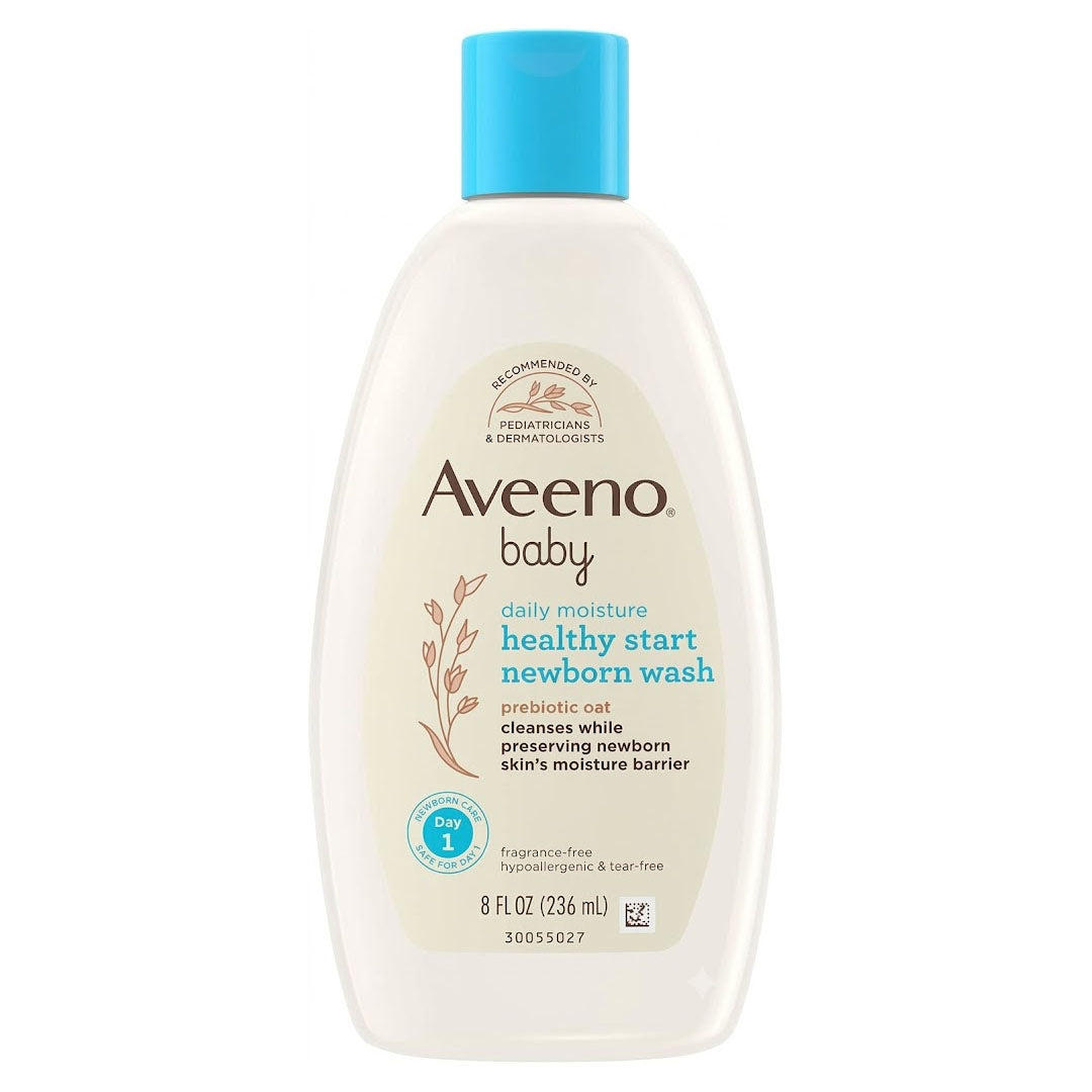 Aveeno Baby Daily Moisture Healthy Start Newborn Wash, 236 ml