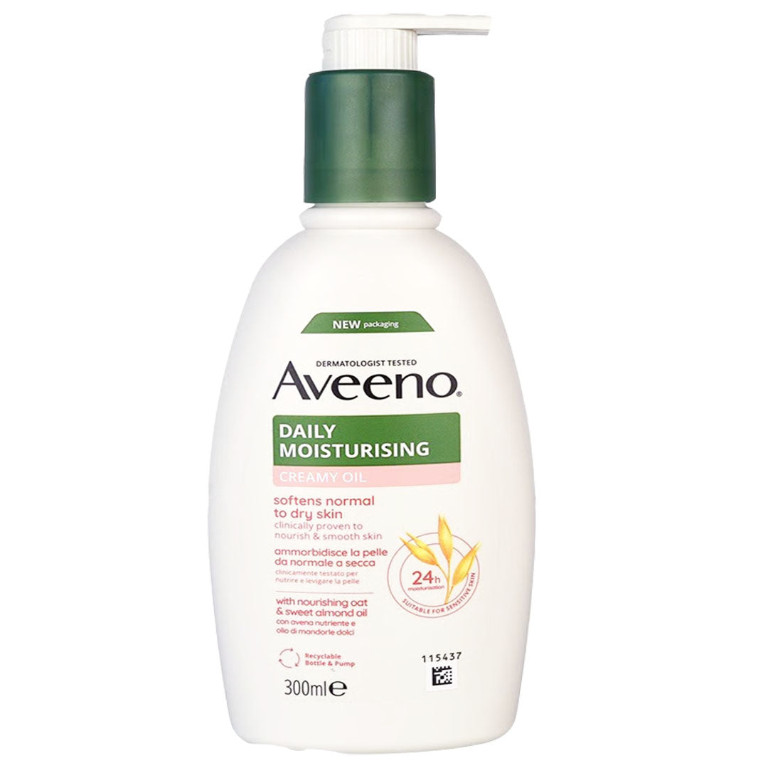 Aveeno Daily Moisturising Creamy Oil with Nourishing Oat, 300ml