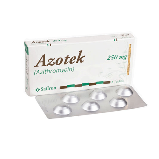 Azotek Tablets 250mg, 6 Ct - Saffron
