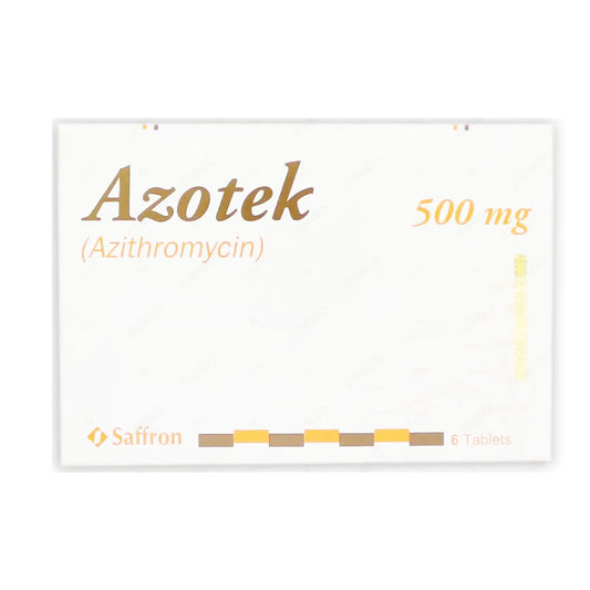 Azotek Tablets 500mg, 6 Ct - Saffron