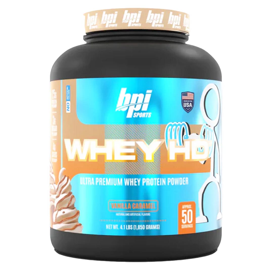 BPI Sports Whey HD Ultra Premium Whey Protein Powder, 4.2 Lbs