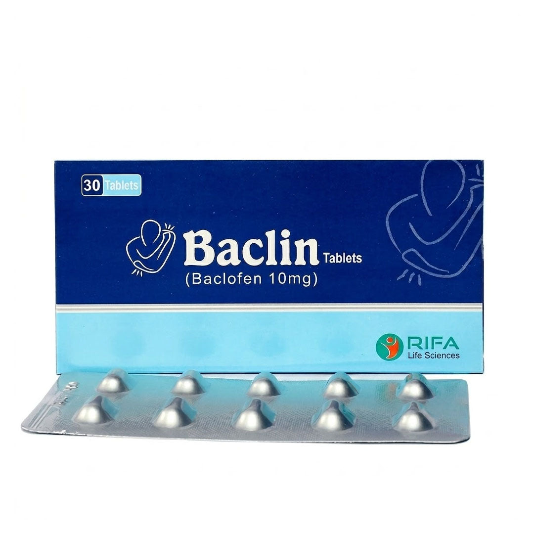 Baclin (Baclofen) 10mg, 30 Ct - Genome Pharma