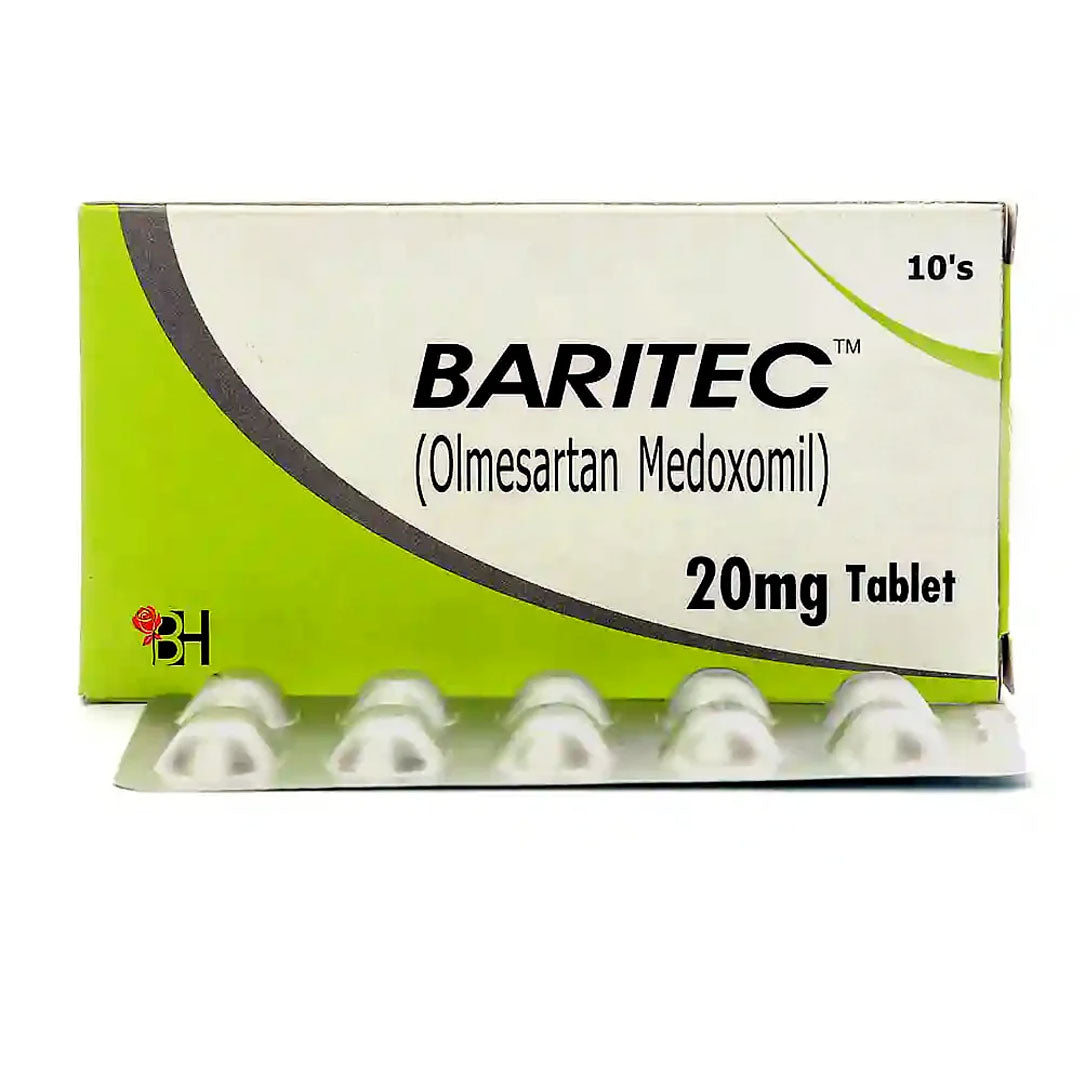 Baritec (Olmesartan) 20mg, 10 Ct - Barrett Hodgson