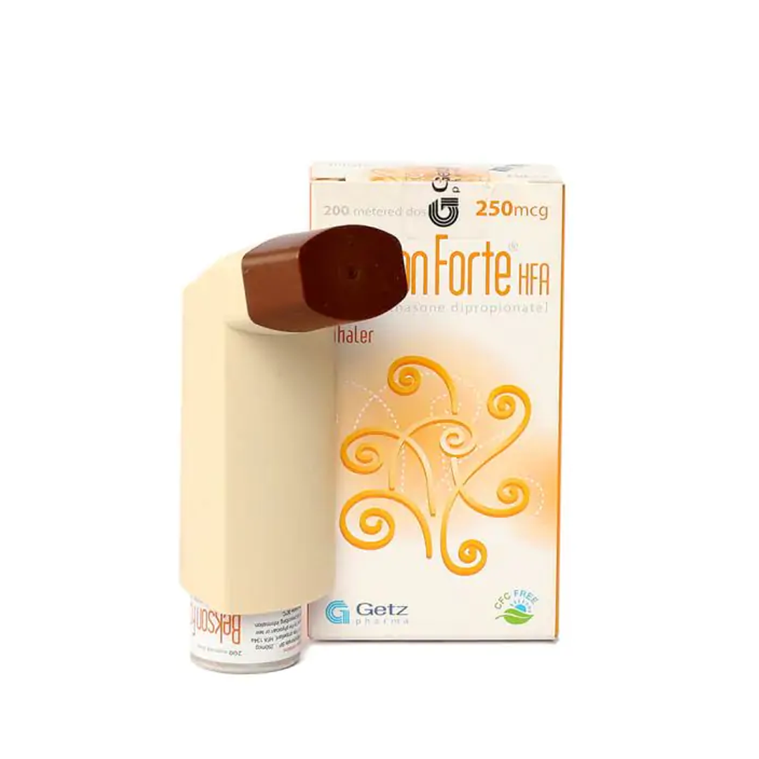 Bekson Forte HFA Inhaler 250mcg, 1 Ct - Getz Pharma