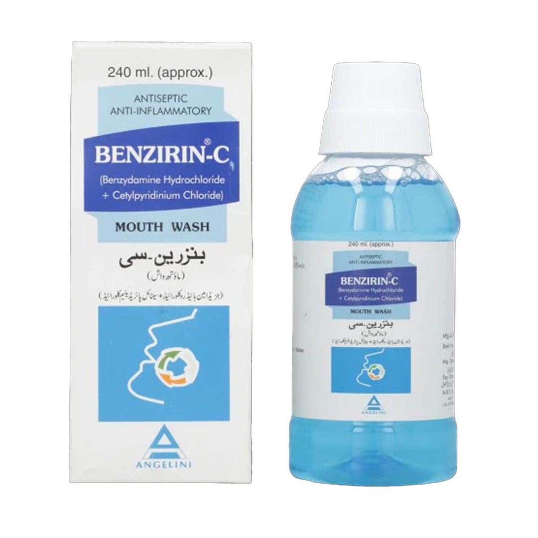 Benzirin-C Mouth Wash, 240ml - Angelini