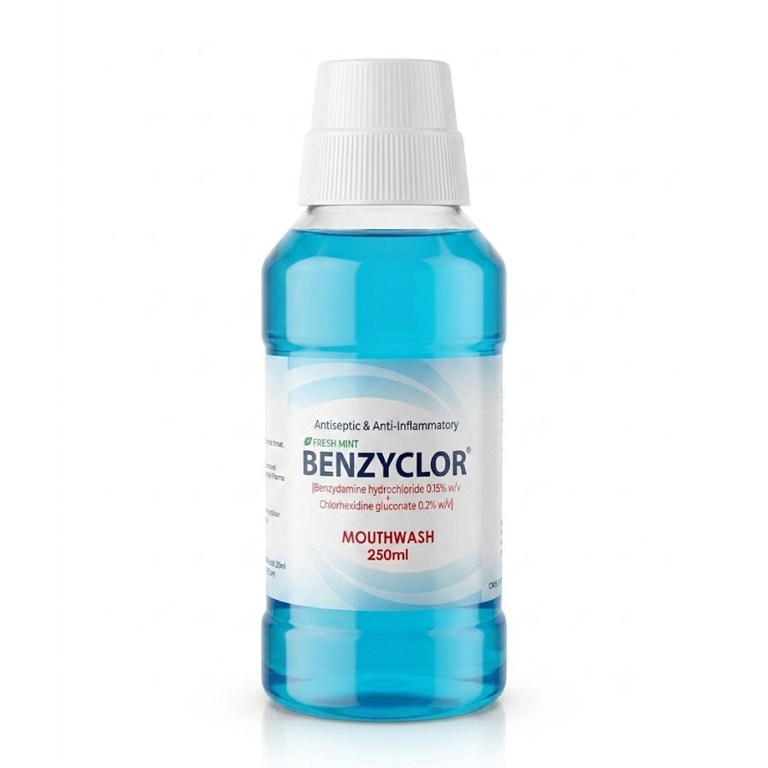 Benzyclor Mouthwash, 250 ml - Kaizen Pharma