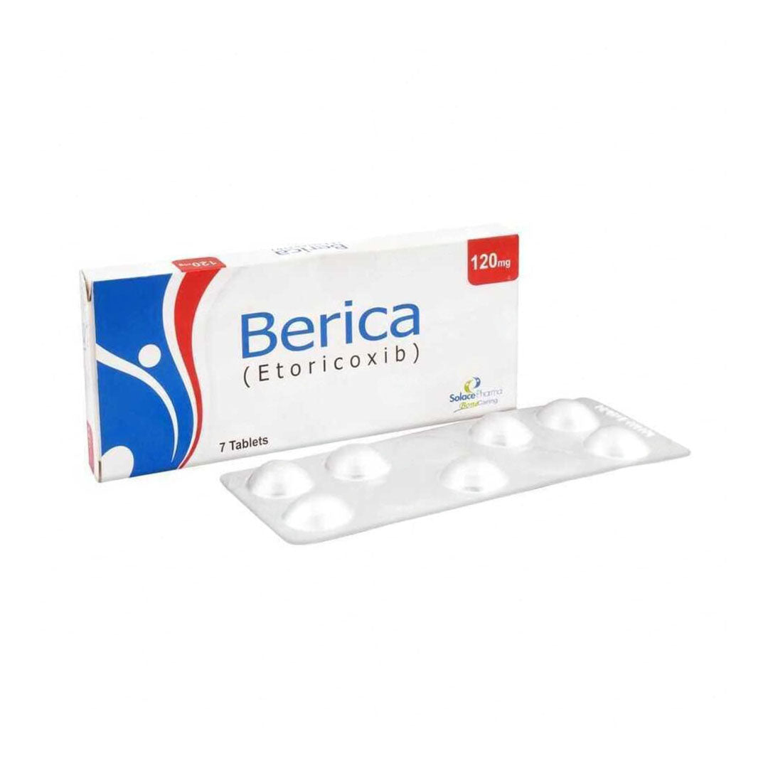Berica (Etoricoxib) 120mg, 7 Ct - SJG Pharma