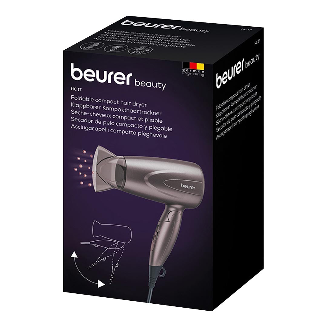 Beurer Beauty Foldable Compact Hair Dryer HC-17