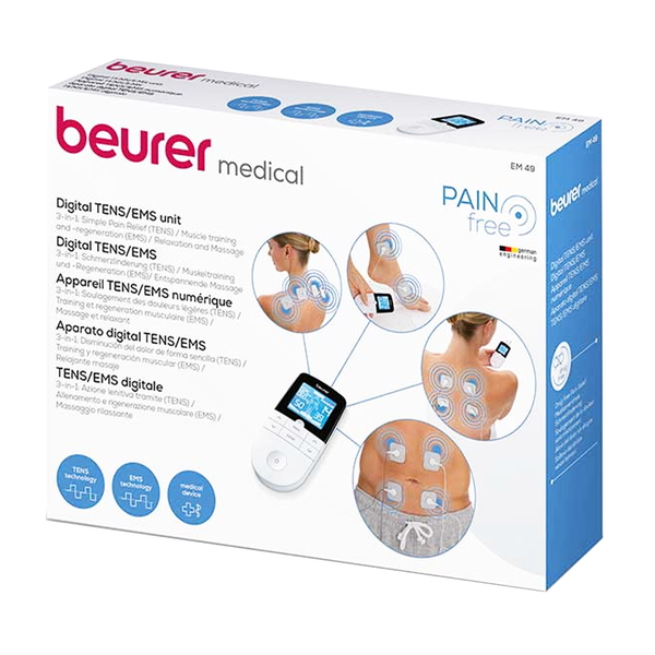 Beurer EM49 PainFree Digital TENS/EMS Unit for Massage Therapy