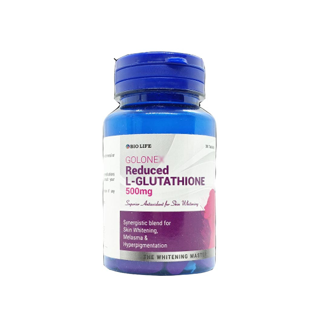 Buy Bio Life Golonum Reduced L-Glutathione 500mg, 30 Ct online in Pakistan | My Vitamin Store - Multivitamins, Vitamins and Supplements Buy Bio Life Golonum Reduced L-Glutathione 500mg, 30 Ct online in Pakistan | My Vitamin Store - Multivitamins, Vitamins and Supplements