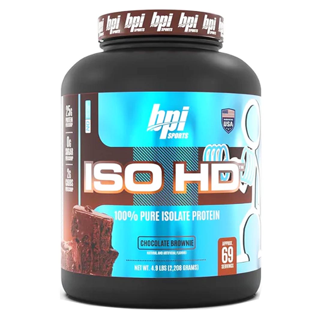 Bpi Sports ISO HD 100% Pure Isolate Protein (Chocolate Brownie), 5.48 Lbs