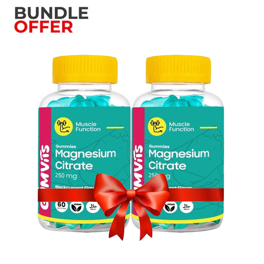 Gumvits Magnesium Citrate 250mg Gummies, 60 Ct