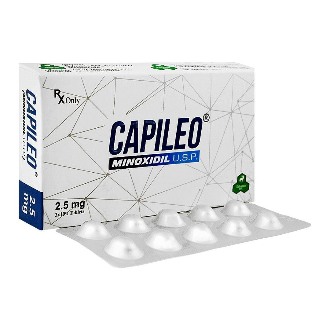 Capileo (Minoxidil) 2.5 mg, 30 Ct - Schazoo