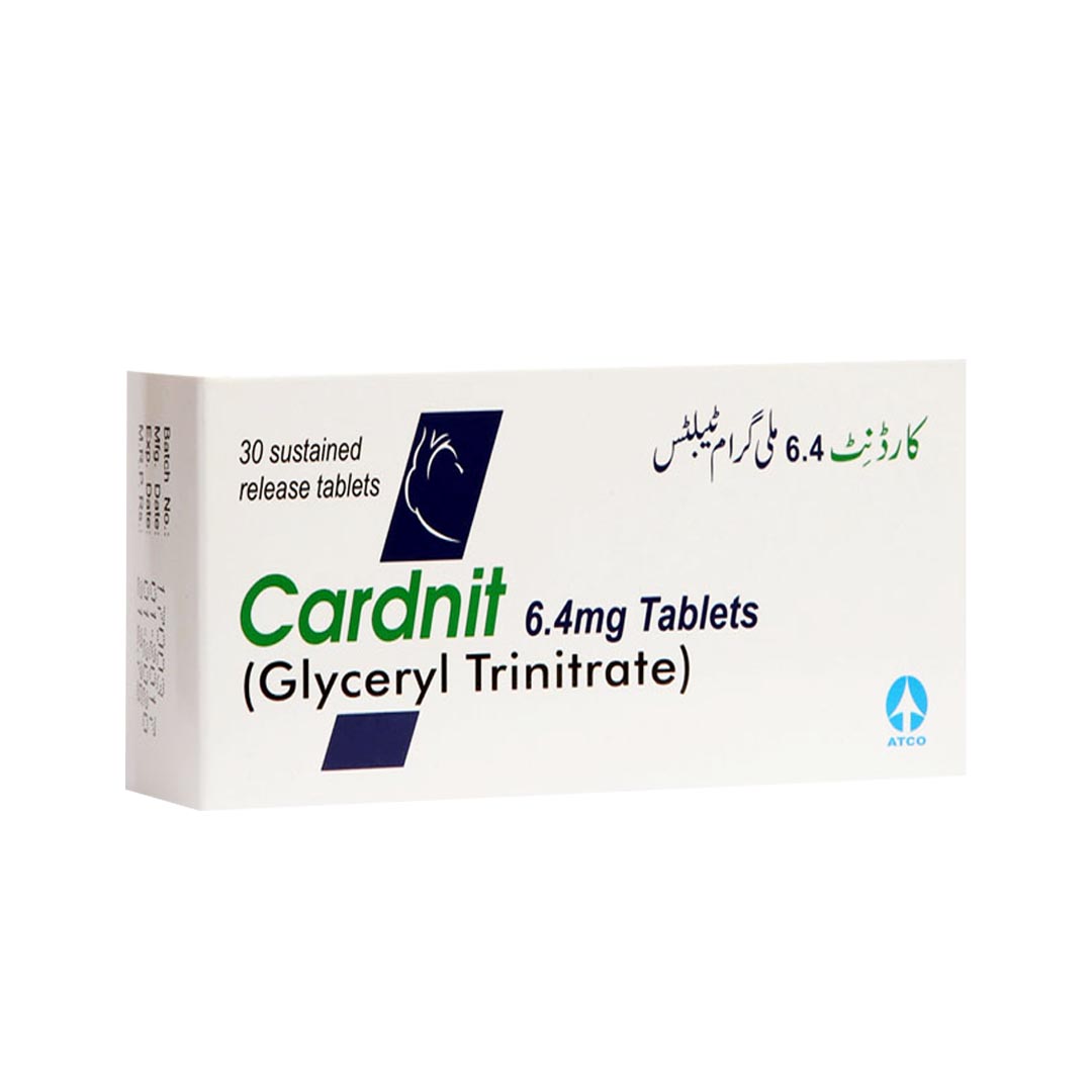 Cardnit Tablets 6.4mg, 30 Ct - ATCO