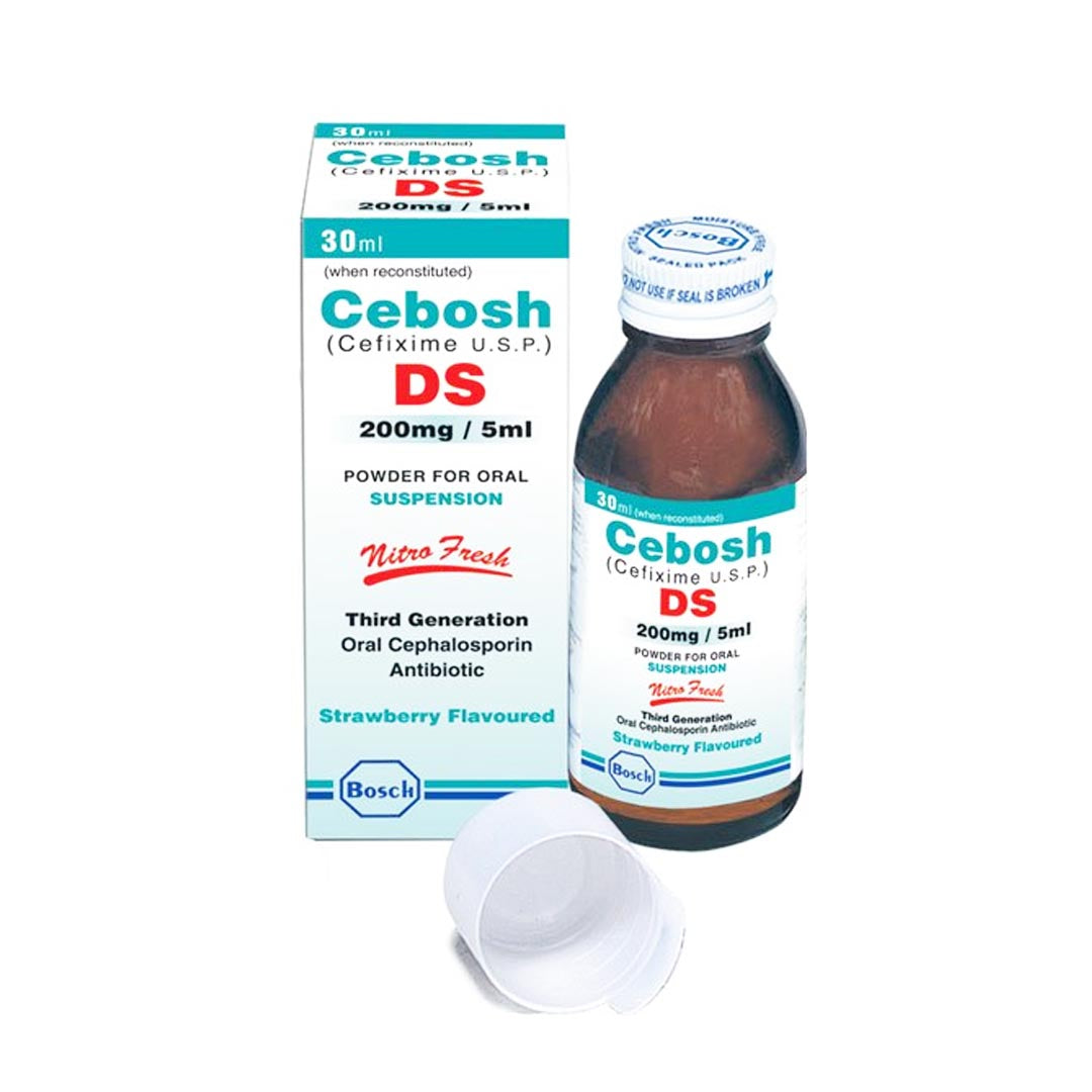 Cebosh DS Oral Suspension 200mg/5ml, 30ml - Bosch