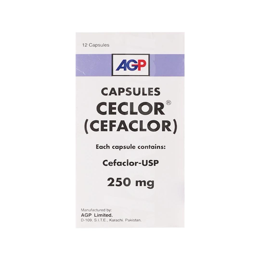 Ceclor Capsules 250mg, 12 Ct - AGP