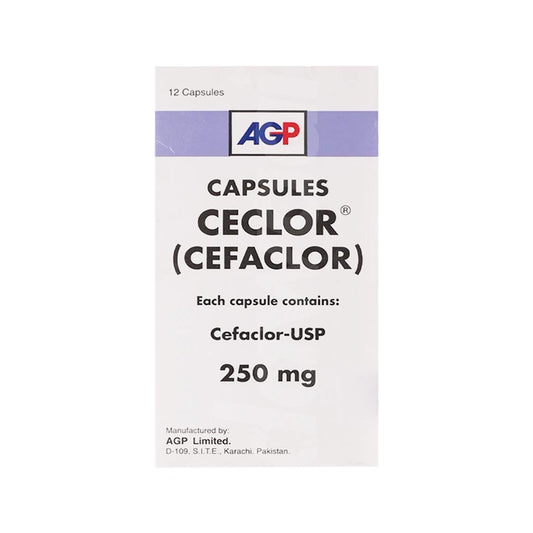 Ceclor Capsules 250mg, 12 Ct - AGP