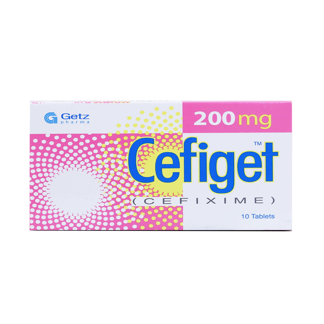 Cefiget Tablet 200mg, 10 Ct - Getz Pharma