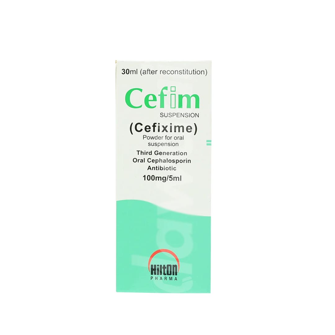 Cefim Suspension 100mg/5ml, 30ml - Hilton