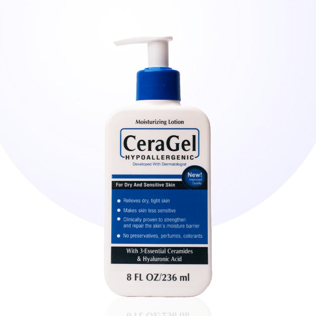 CeraGel Moisturizing Lotion, 236ml - Crystolite Pharma