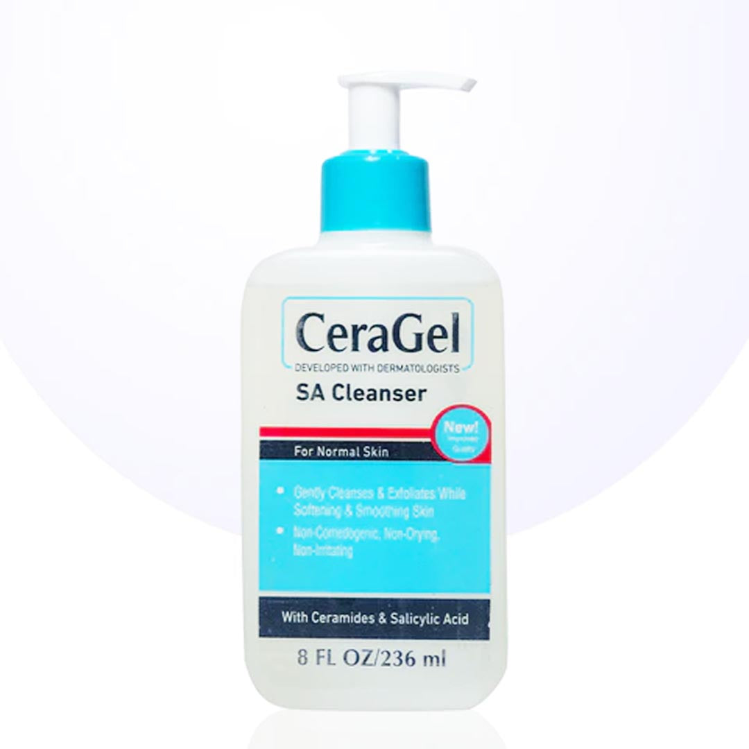 CeraGel SA Cleanser, 236ml - Crystolite Pharma