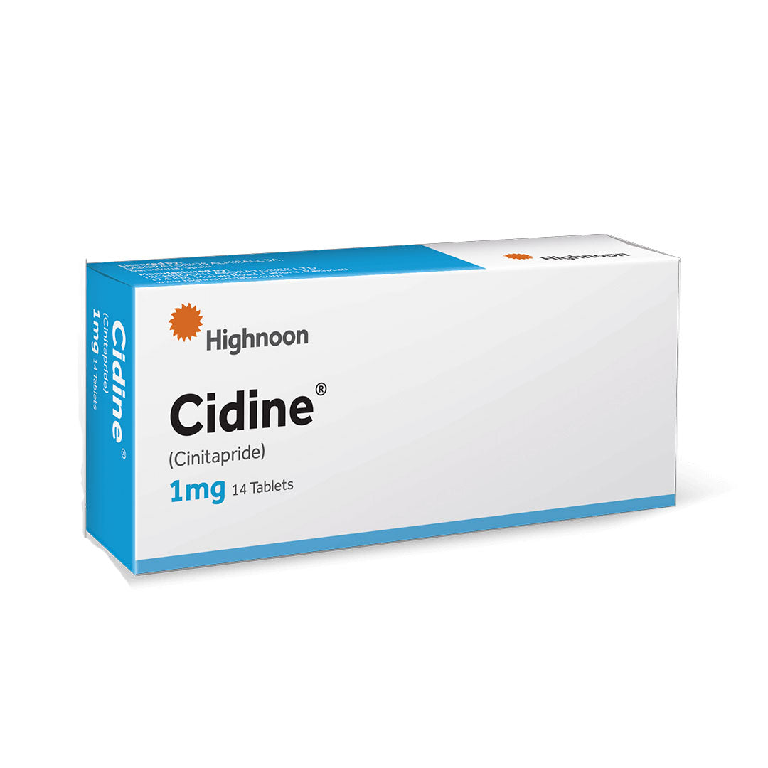 Cidine (Cinitapride) 1 mg, 14 Ct - Highnoon